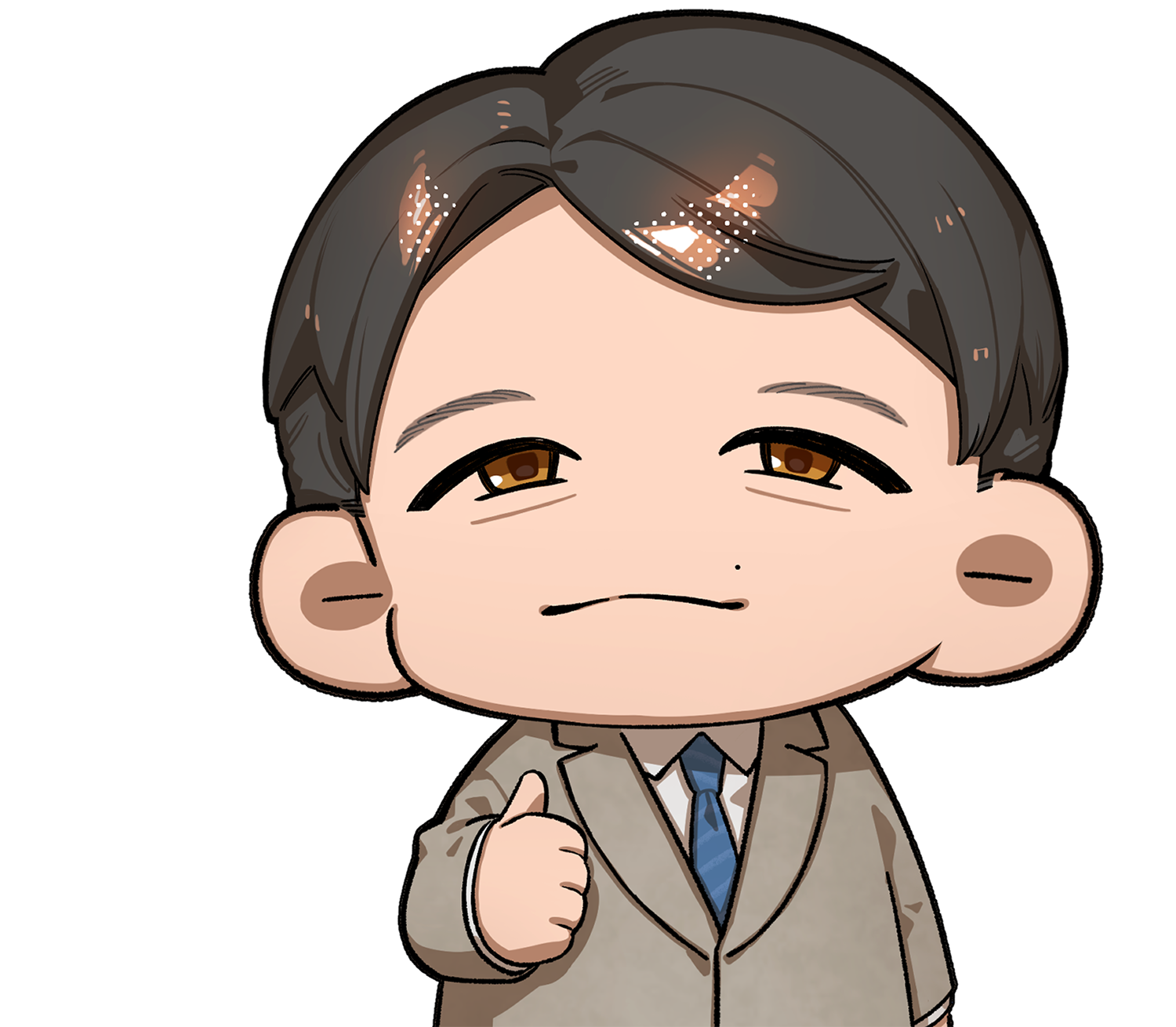 代表取締役社長 柳澤　秀憲のイラスト